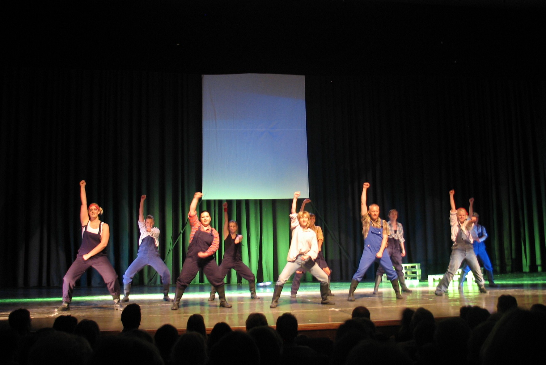Schuljahresgala 2009: Tanz der Bauarbeiter